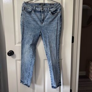 Judy Blue Skinny Blue Jeans with Vintage Wash